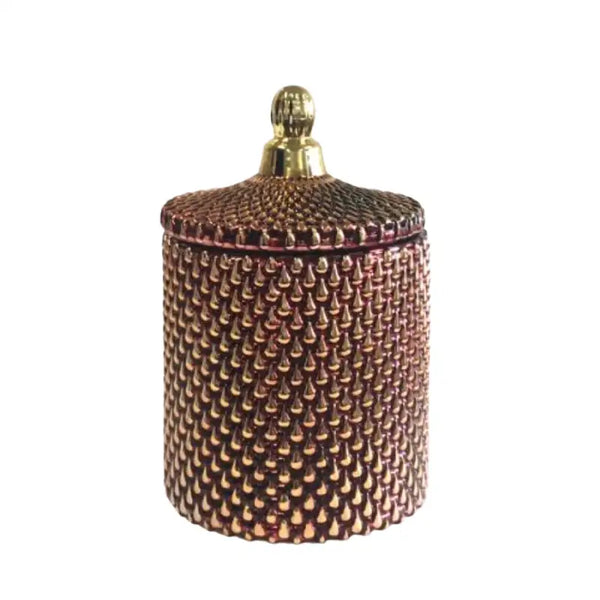 Red Gold Trinket Jar - Medium