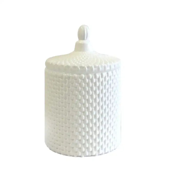White / Gold Trinket Jar - Small