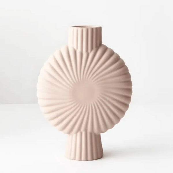 Riccasi Vase - Light Pink-decorative-vase-House-of-Dudley