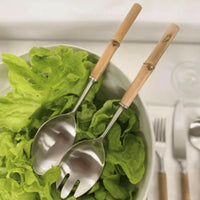 Thumbnail for Salad Servers - Blonde Bamboo – High quality House of Dudley homewares
