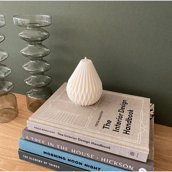 Sculptural Soy Wax Candle - Origami Pear-Candle-House-of-Dudley