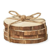 Thumbnail for Semarang Paulownia Wood Coasters - Set of 4 – High quality House of Dudley homewares