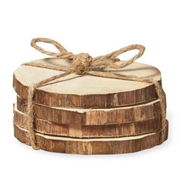 Semarang Paulownia Wood Coasters - Set of 4 – High quality House of Dudley homewares