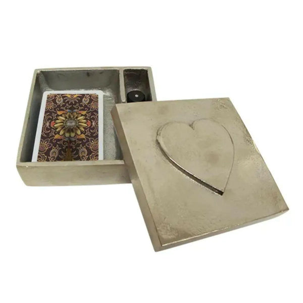 Spade Card Box - Silver – High quality House of Dudley homewares