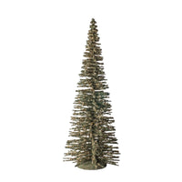 Thumbnail for Starlit Fir tabletop Christmas tree, 50cm, deep green with a sparkling finish