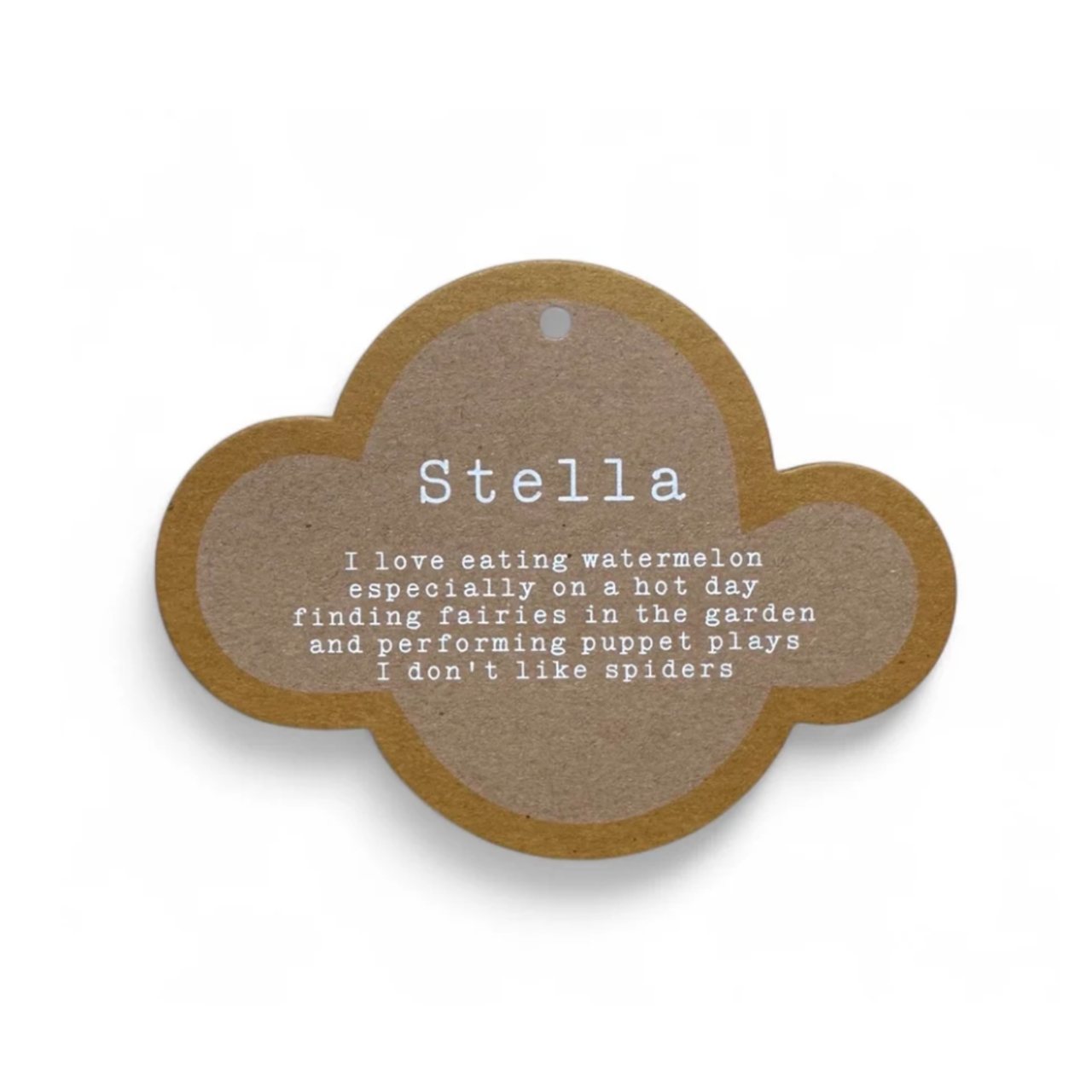 Stella Rabbit soft toy – detail of the cotton plush body and long ears