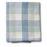 Thumbnail for Tablecloth Isaac Blue Seafoam Check – High quality House of Dudley homewares