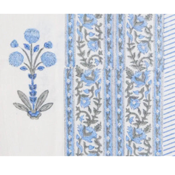 Tablecloth Block Print Hampton