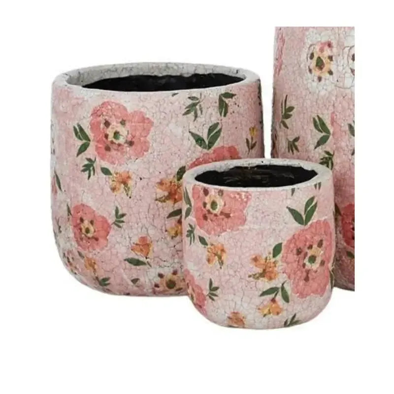 Pink Poppy Ceramic Pot - Small | House of Dudley