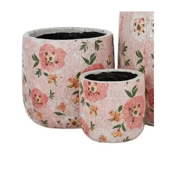 Pink Poppy Ceramic Pot - Small | House of Dudley