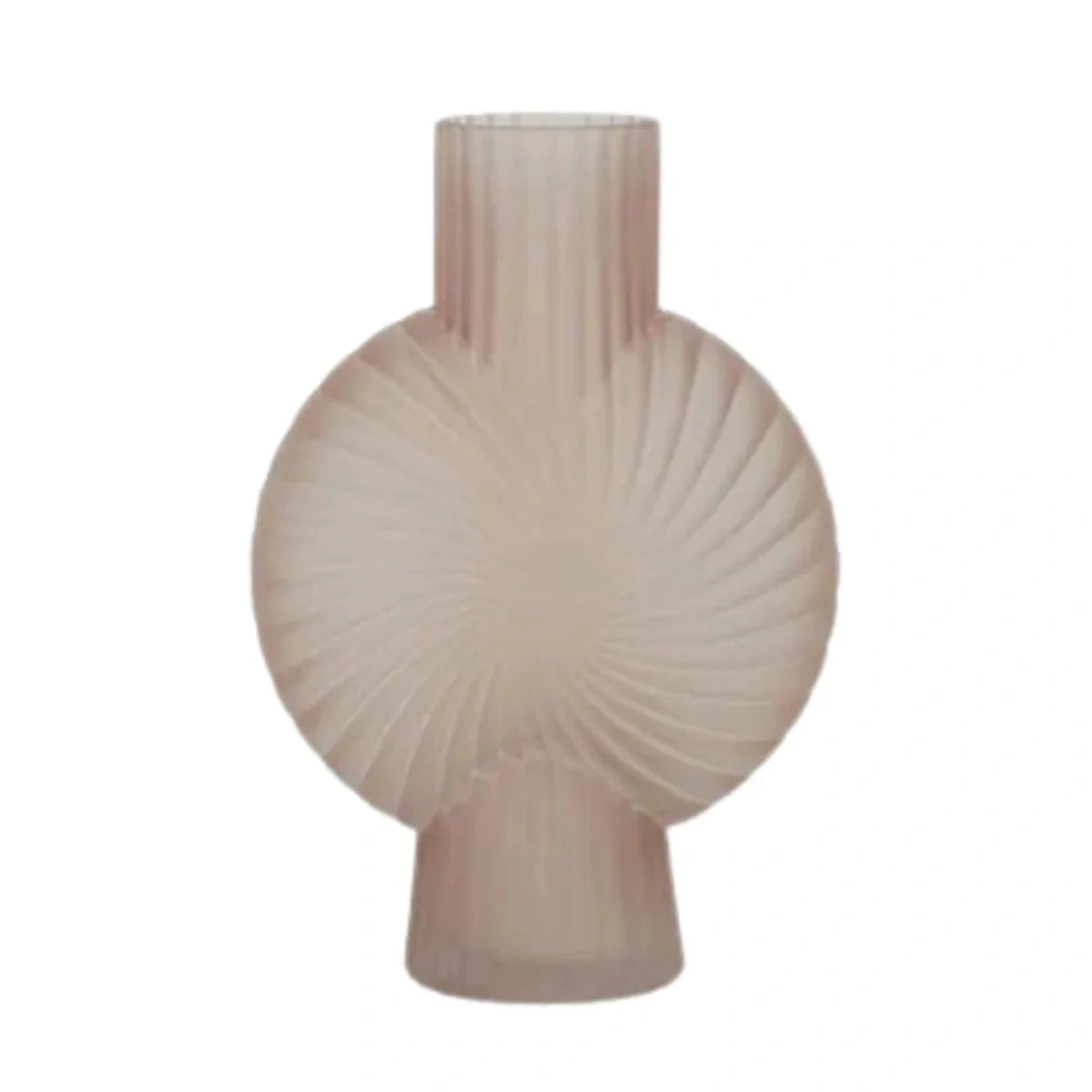 Marte Glass Vase – Nutmeg