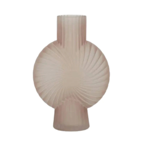 Marte Glass Vase – Nutmeg