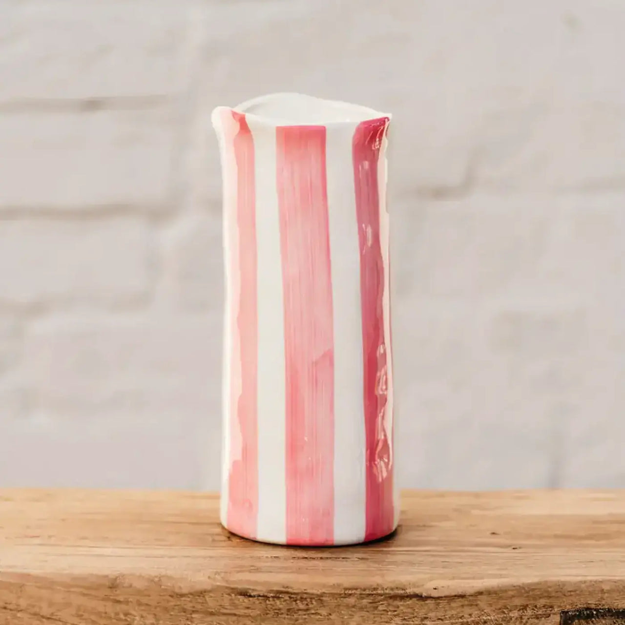 Vase - Pink Stripe-decorative-vase-House-of-Dudley