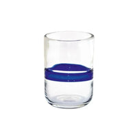 Thumbnail for Water Glass with Blue Stripe – High quality House of Dudley homewares