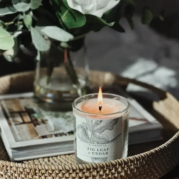 Wildwood Candle - Fig Leaf + Cedar – High quality House of Dudley homewares