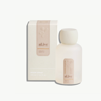 Thumbnail for al.ive Apricot and Sweet Fig room spray 100ml shown with its box