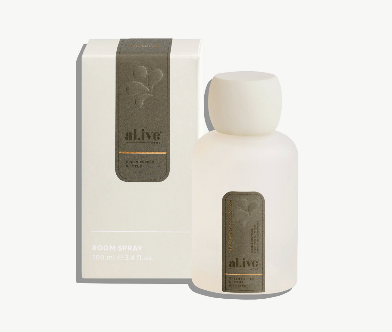 al.ive Green Pepper & Lotus Room Spray 100ml with box – home fragrance gift Australia – House of Dudley Adelaide