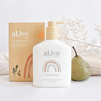 Thumbnail for al.ive baby Hair and Body Wash in Gentle Pear, white 320ml pump bottle