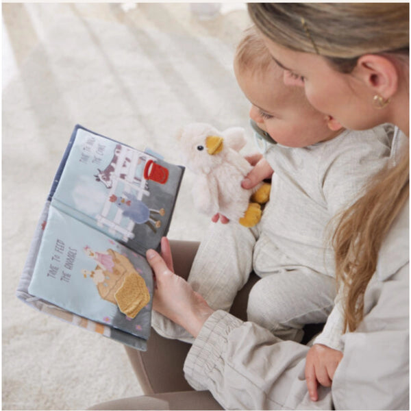 Baby Activity Fabric Book & Toy Set Farm Animals