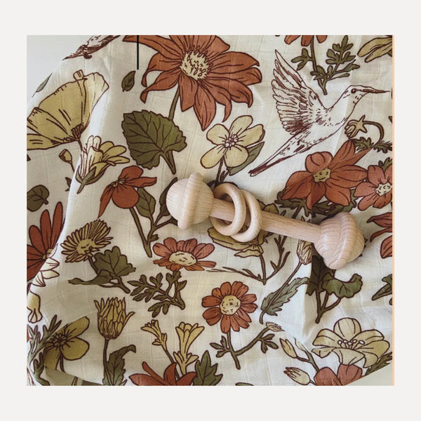 Baby Swaddle – Flower Garden