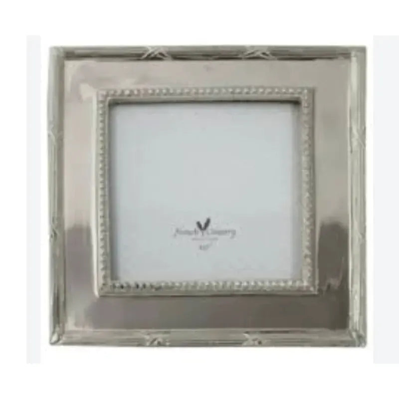 Beaded Nickel Photo Frame 4x4" | House of Dudley