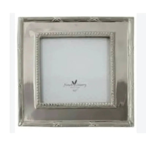 Beaded Nickel Photo Frame 4x4