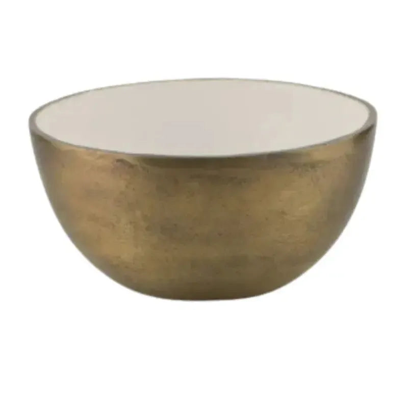 Aluminium and Enamel Round Bowl - Small | House of Dudley