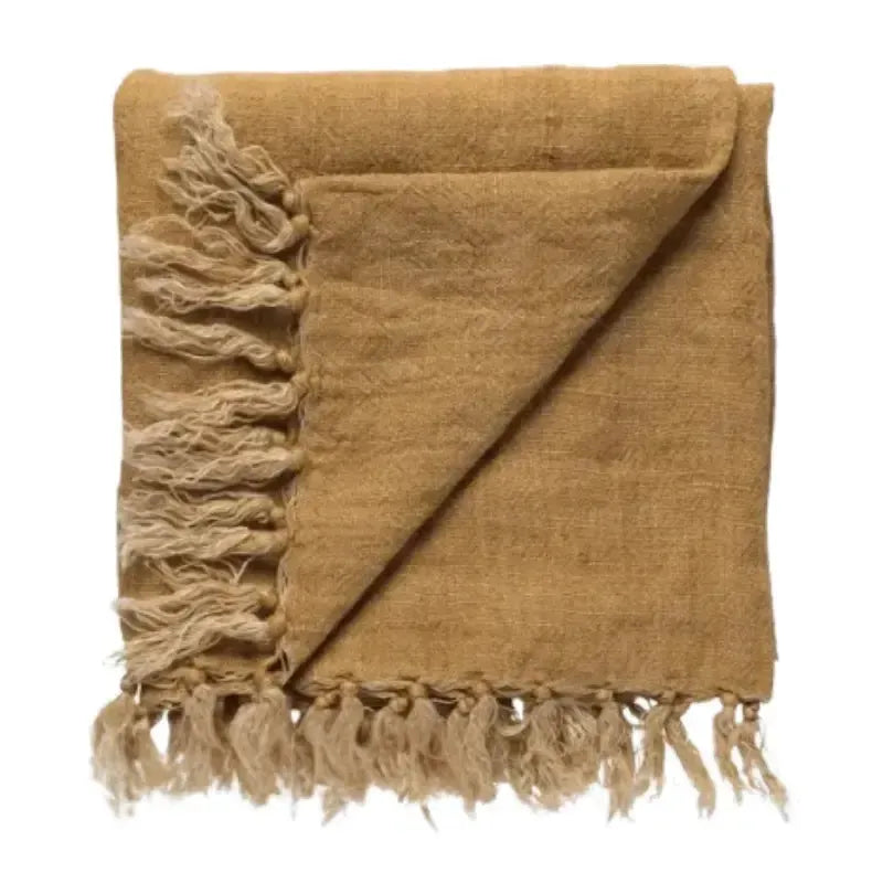 burton-ochre-throw | House of Dudley