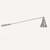 Thumbnail for Candle Snuffer Fleur in antique silver with long handle and fleur detail – French Country Collections at House of Dudley