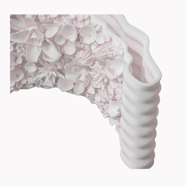 Petal Ceramic Vase - Handcrafted Wide