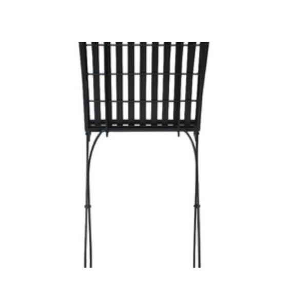 Black Amalfi dining chair, alternate view
