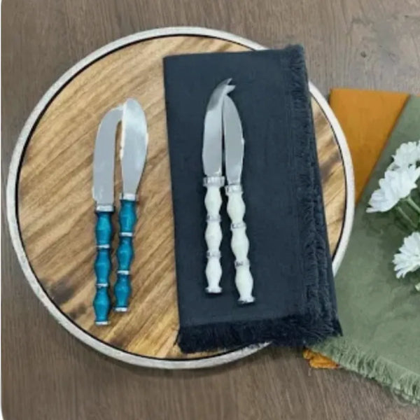 Pinda wood and aluminium rim cheese board – House of Dudley Adelaide boutique homewares and gifts