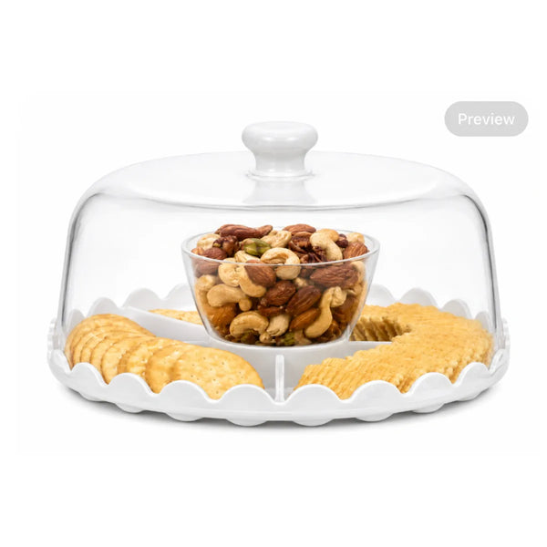 Cibo Acrylic 2-in-1 Server White