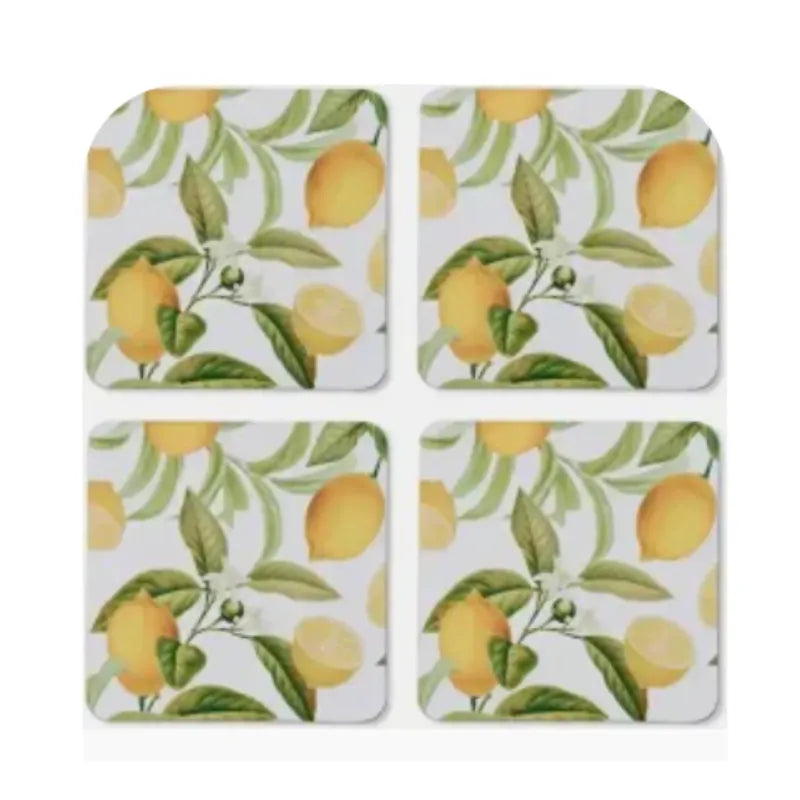 Coasters - Citron / Lemons - Set of 4 | House of Dudley
