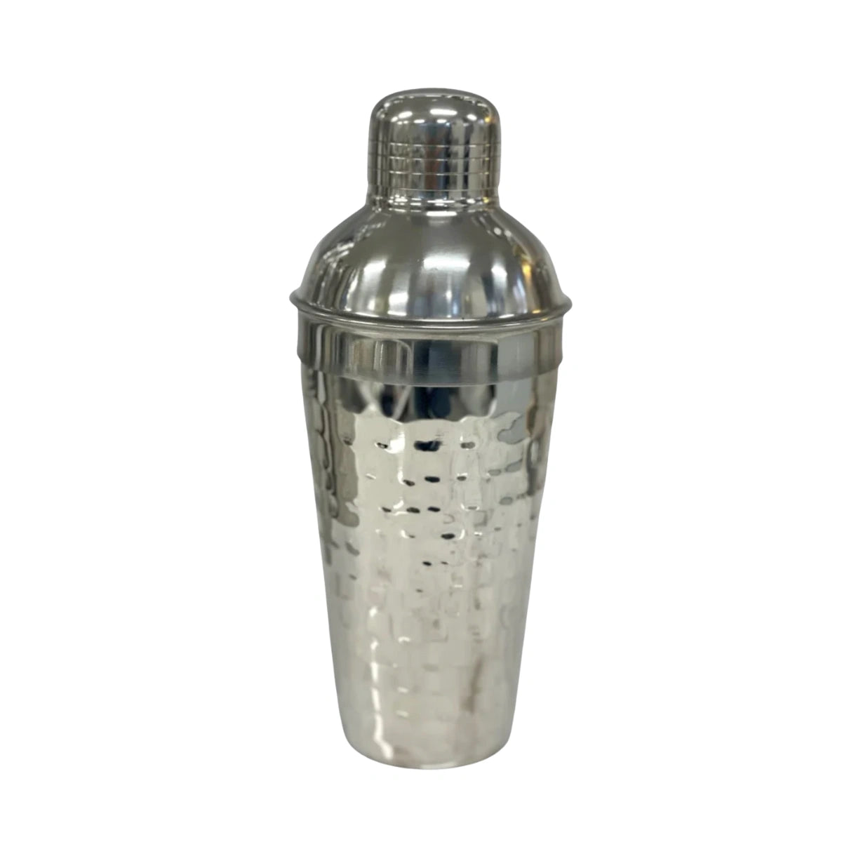 Hammered Stainless Steel Cocktail Shaker