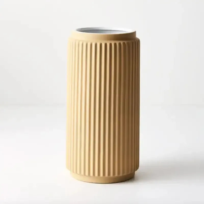 Culotta Vase - Mustard – Elegant vessel for fresh or dried blooms | House of Dudley