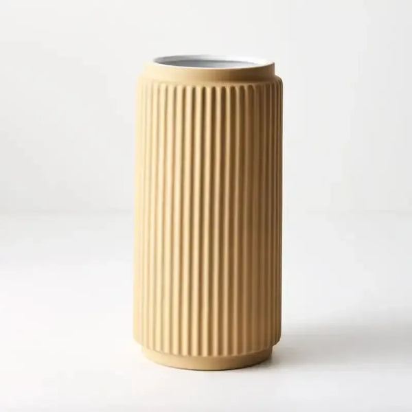 Culotta Vase - Mustard – Elegant vessel for fresh or dried blooms | House of Dudley