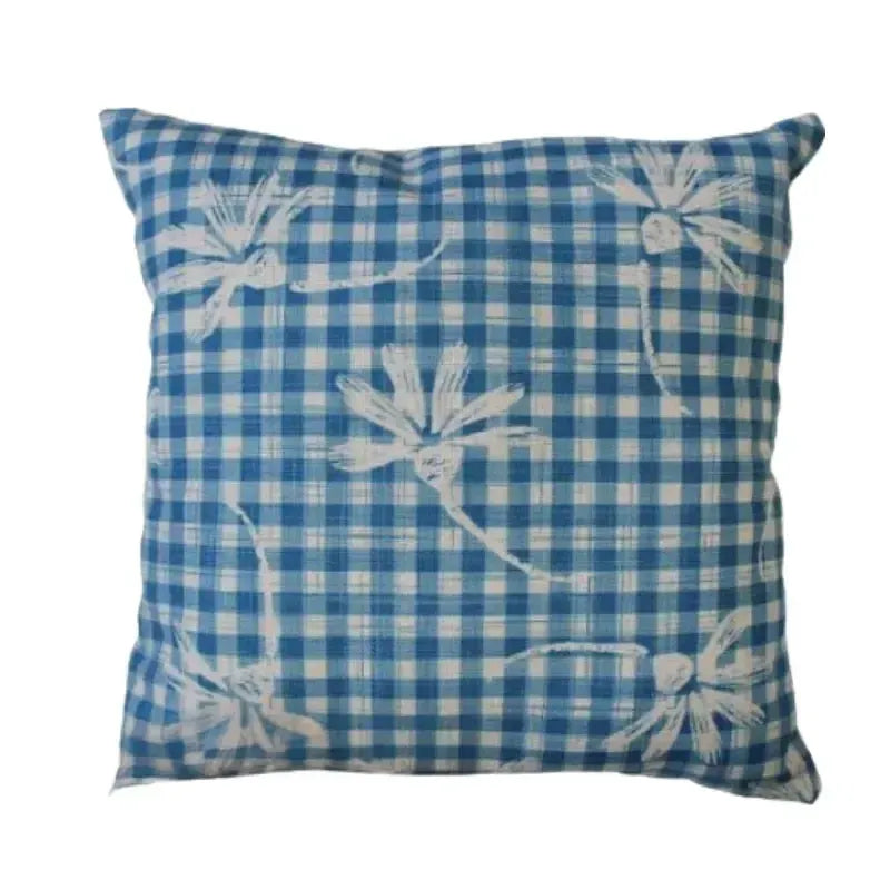 Gingham Petal Cushion | House of Dudley
