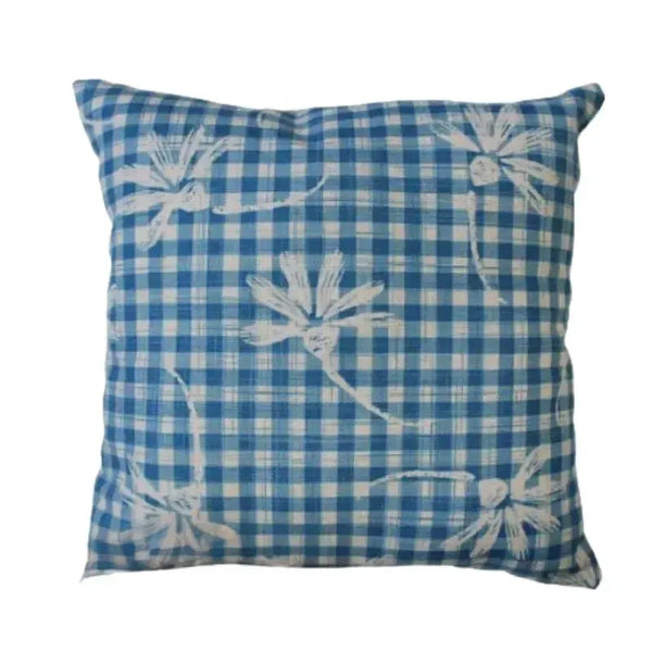 Gingham Petal Cushion | House of Dudley
