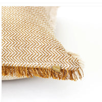 Thumbnail for HeNavy Herringbone Cushion from House of Dudley
