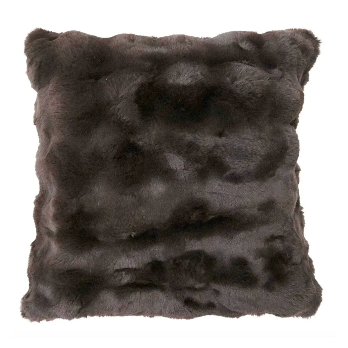 Cushion Lux Faux Fur Espresso