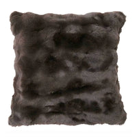 Thumbnail for Cushion Lux Faux Fur Espresso