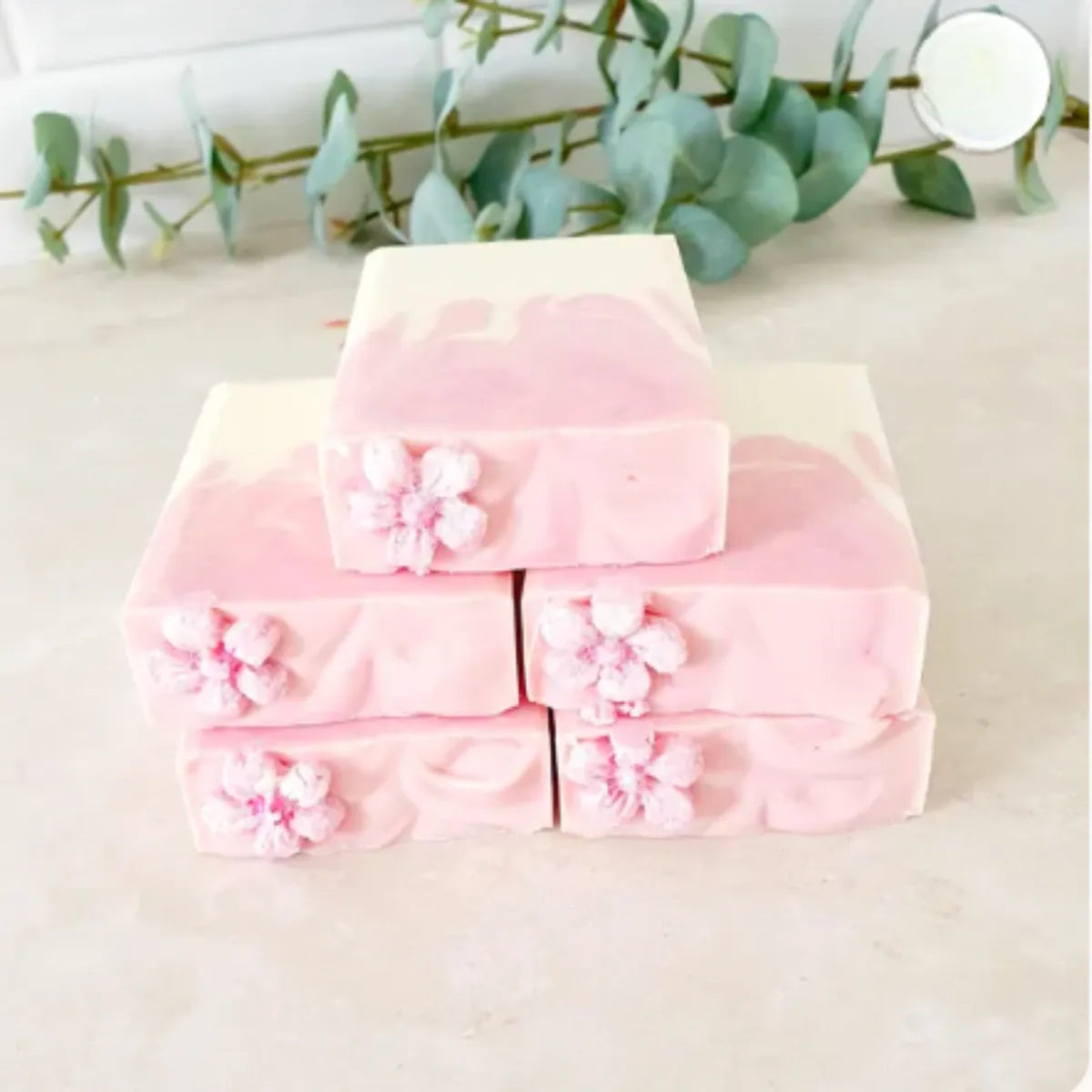 Luxury soap in Japanese cherry blossom