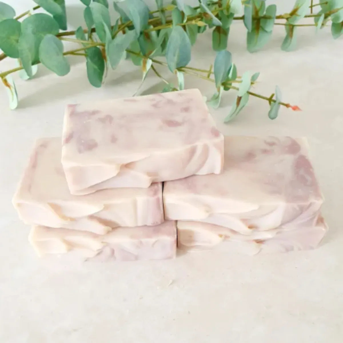 Luxury soap in lavender fields