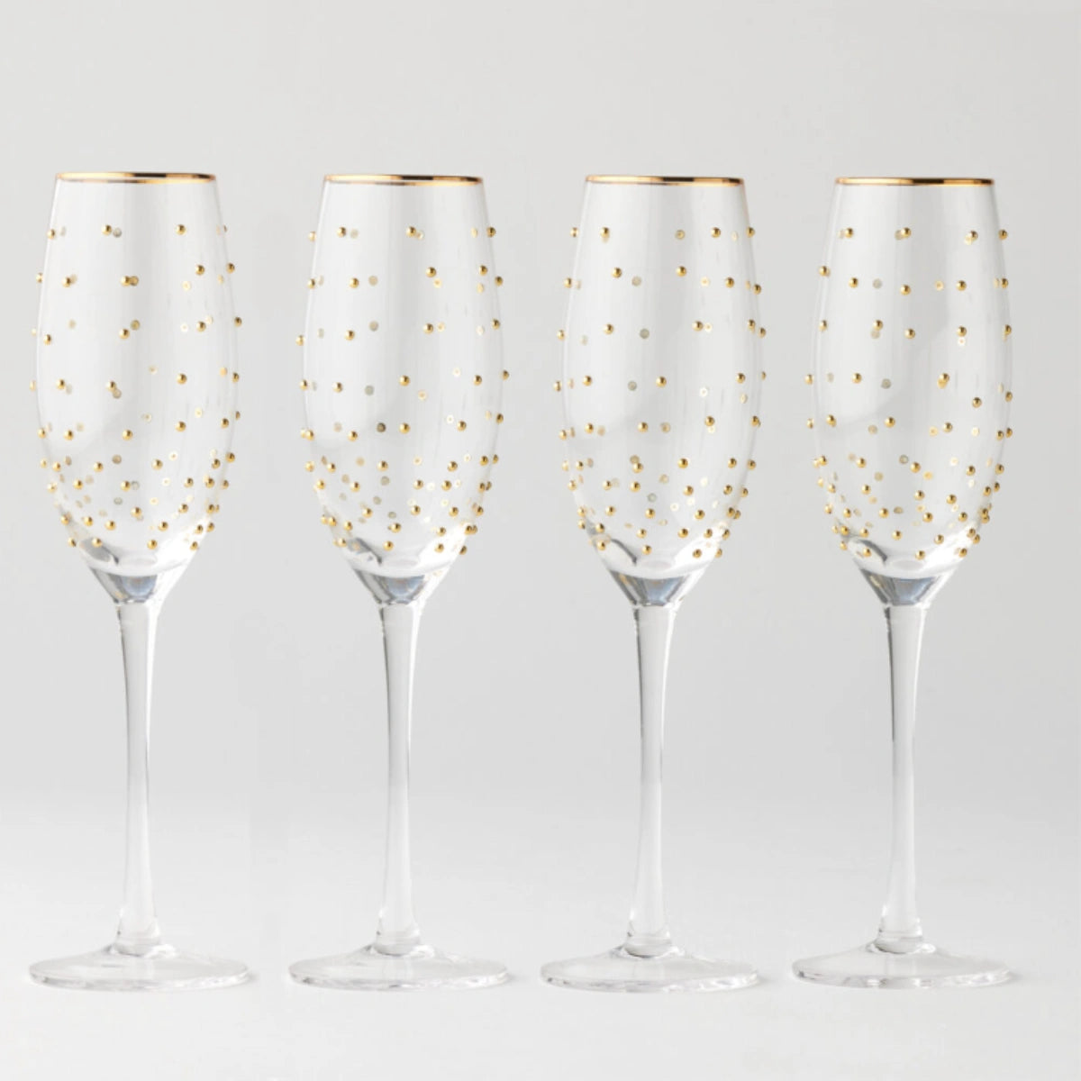 Dotti Champagne Glasses – Set of 4, 250ml