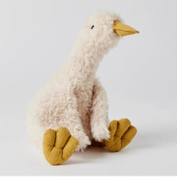 Soft tan plush duck companion toy from Jiggle & Giggle Big Wiggles collection