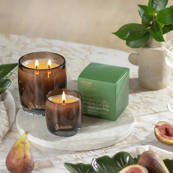 Fig Leaf, Cypress, Cedarwood, Moss Scented Soy Candle | 400gm
