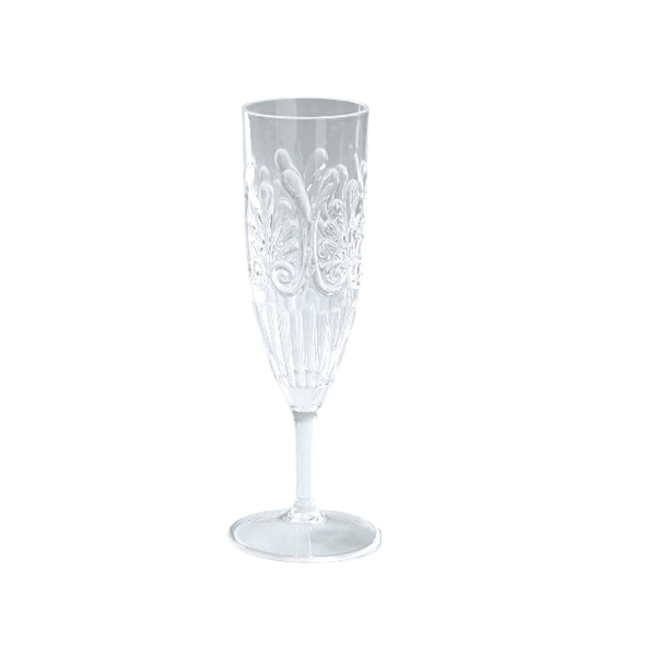 Flemington Acrylic Champagne Flute - Clear | House of Dudley