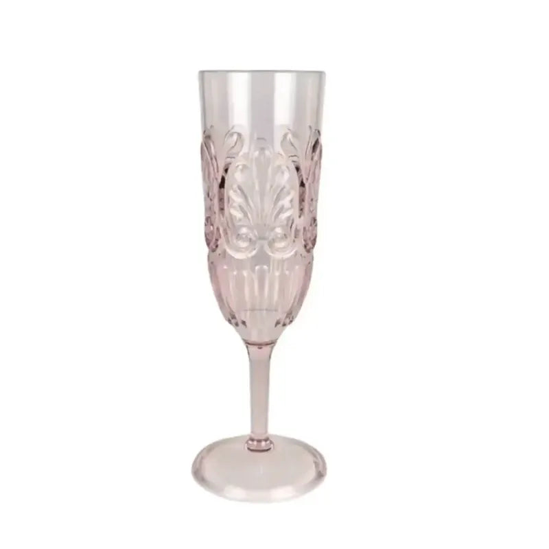 Flemington Acrylic Champagne Flute – Pink from House of Dudley