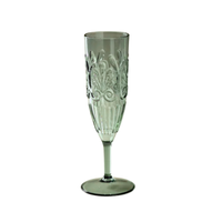 Thumbnail for Flemington-Acrylic Champagne Flute - Sage Green | House of Dudley